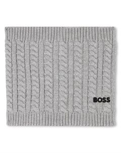 Детская серая кофта из вискозы для мальчика, серый Boss kidswear