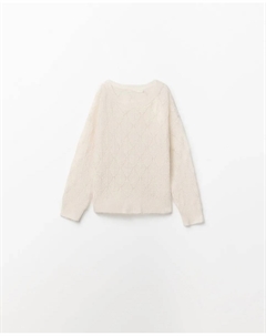 Ажурный джемпер, светло-бежевый Сфера