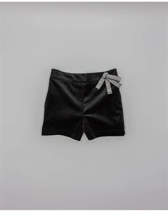 Черные бархатные детские шорты с бантом Fina ejerique