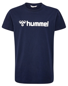 Футболка S/S Hmlgo 2.0 Logo S/S Kids, морской Hummel