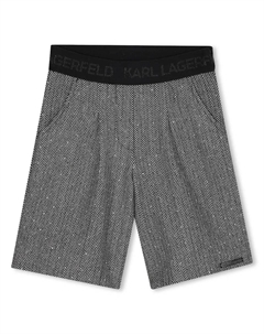 Детские шорты однотонные в разноцветном исполнении Karl lagerfeld kids