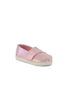 Слипоны Alpargata Slip-On Sneaker - Kids', Pink Iridescent Toms
