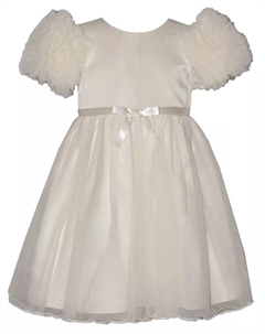 Платье для девочек с пышными рукавами Toddler and Little Girls Puff Sleeved Party Dress Bonnie jean