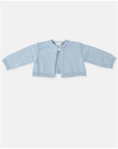 Вязаная кофта для девочки-малыша, светло-голубой Tutto piccolo