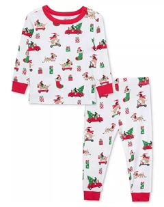 Детский пижамный комплект с принтом щенков, 2 предмета Little me