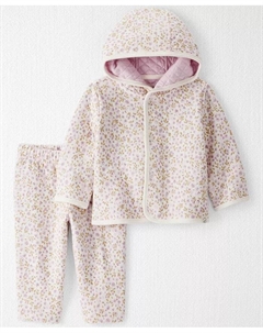 Комплект из двух предметов: кардиган с длинными рукавами и брюки для маленьких девочек Carter`s