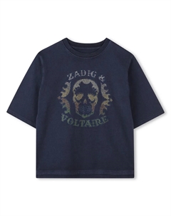 Футболка с коротким рукавом X60460, синий Zadig&voltaire