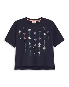 Футболка с коротким рукавом Big Girls Jersey Fashion Scotch&soda