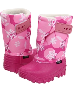 Ботинки Teddy 4, Fuchsia/Pink Flakes Tundra boots kids