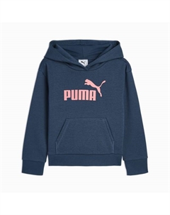 Детская флисовая толстовка с капюшоном Core No. 1 Logo, синий Puma