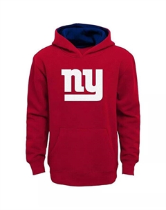Красный пуловер с капюшоном Big Boys New York Giants Prime Outerstuff
