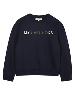 Хлопковая толстовка для девочки, черный Michael kors