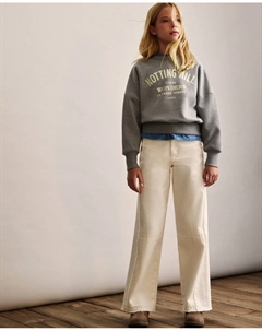 Детская свитшот оверсайз с фольгой, антрацитовый Coconut el corte inglés