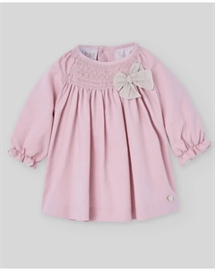 Детское платье из жаккарда, коллекция Пасха PAZ Rodríguez, светло-розовый Paz rodriguez