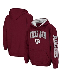 Пуловер с капюшоном Big Boys Maroon Texas A&M Aggies 2-Hit Team, красный Colosseum