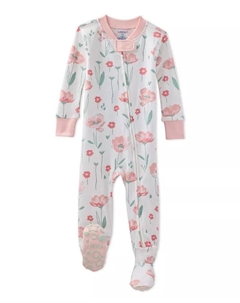 Детские пижамы Cruz Cotton Snug-Fit с закрытыми ножками для мальчиков и девочек, коричневый Butterblu