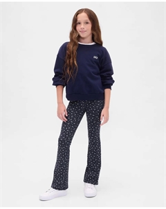 Детские леггинсы с расклешенными штанинами, синий Gap