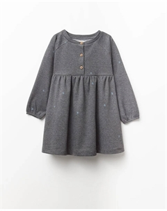 Платье с узором, серый Сфера