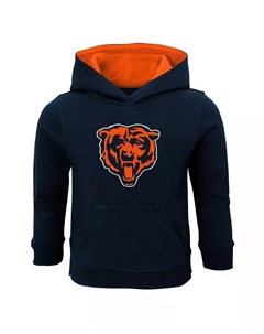 Детская толстовка с капюшоном Chicago Bears Prime цвета темно-синего Outerstuff