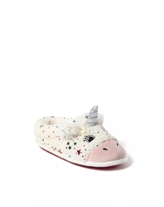 Детские домашние тапочки-клоги Peyton Animal Slip-On, загар/бежевый Dearfoams