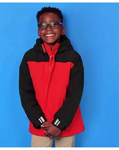 Детская куртка Squall Waterproof Insulated, красный Lands' end