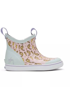 Маленькие детские ботинки на шнуровке Ankle Deck Guy Harvey, розовый Xtratuf