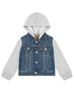 Детская куртка-бомбер с капюшоном для мальчиков, синий Levi's®