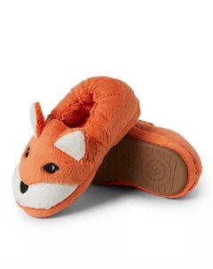 Детские тапочки Emery Critter с закрытой пяткой в виде животных, оранжевый Dearfoams