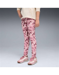 Леггинсы с узором для больших детей Bowtique, розовый Puma