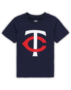 Темно-синяя футболка с основным логотипом Minnesota Twins Team Crew для новорожденных, синий Outerstuff