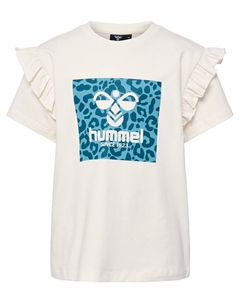 Футболка S/S Hmlflowy Ruffle S/S, цвет MARSHMALLOW Hummel