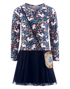 Платье Kleid, темно-синий Happy girls by eisend