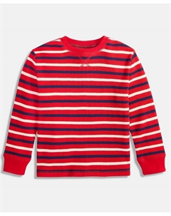 Термофутболка с полосками для мальчиков, красный Epic threads