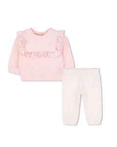 Комплект для малыша розового цвета с длинными рукавами Kenzo kids