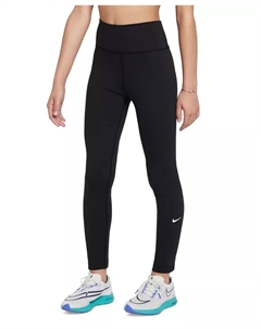 Девушки 7-20 One Dri-FIT Высокие Леггинсы, черный Nike