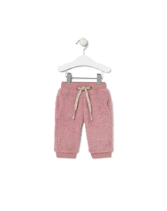Спортивные брюки для малыша из мягкого короткого ворса, розовый Tous