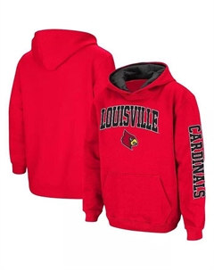 Красный пуловер с капюшоном Big Boys Louisville Cardinals 2-Hit Team, красный Colosseum