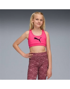 Спортивный бюстгальтер для девочек Train All Day Essentials, розовый Puma