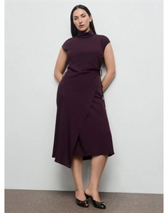 Платье-чепчик с воротником-стойкой, Medium Purple Mango