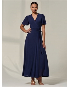 Облегающее макси-платье из сетчатой ткани Jolie moi