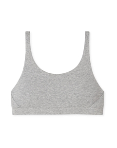 Бюстье Pure Rib, цвет grau mel. Schiesser