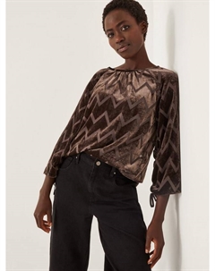 Топ Keisha с геометрическим принтом, Chocolate Monsoon