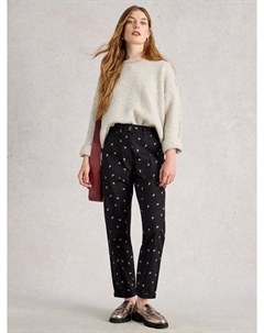 Брюки чинос с абстрактным узором, Black White stuff