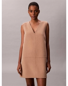 Шерстяное платье-трапеция Double Face, Amphora Calvin klein