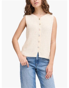 Блузка без рукавов с круглым вырезом Blonds, Almond Milk Ichi