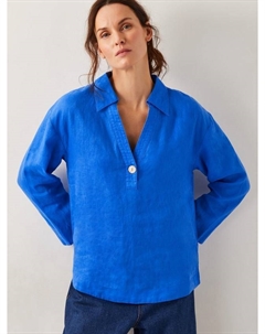 Блузка Clover Pure Linen из чистого льна, Blue Monsoon