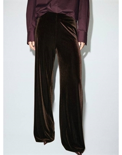 Xenphant бархатные брюки с широкими штанинами, Brown Mango