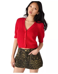 Женский кардиган Janae с короткими рукавами, красный Steve madden