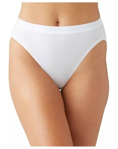 Женские лаконичные хлопковые трусы Hi-Cut 879362, белый Wacoal