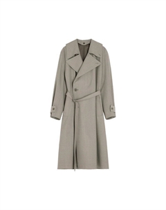 Пальто Trench Coat with Detachable Lining 'Light Taupe' Lemaire